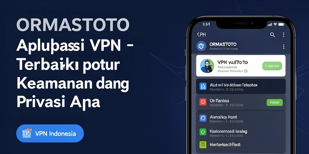 Tampilan antarmuka ORMASTOTO yang sederhana dan fungsional.