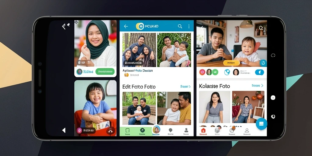 Screenshot antarmuka pengguna <strong>PUCUK4D</strong> saat membuat kolase foto yang indah.