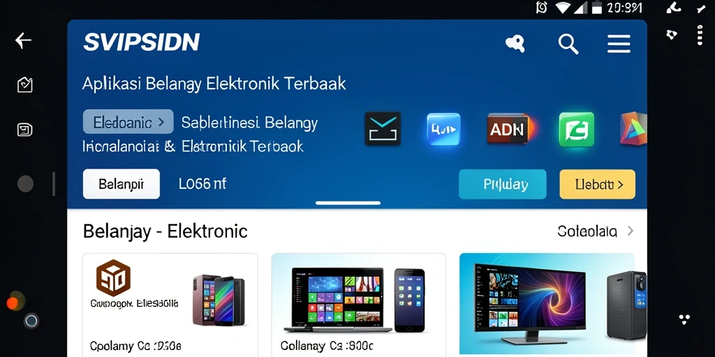 Tampilan antarmuka aplikasi SVIPSIDN yang menarik dan mudah digunakan.
